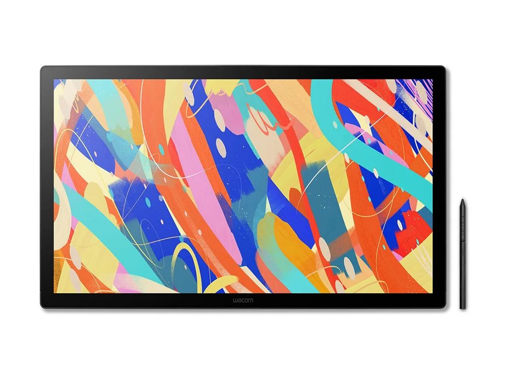 Wacom Cintiq 24 digitiser USB-C Usage / lifestyle Left-angle 72710