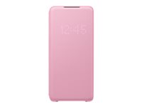 Samsung LED Wallet Cover EF-NG985 Flip cover for cell phone fabric-like pink 