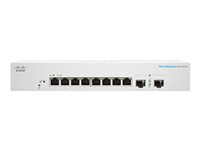 Cisco Business 220 Series CBS220-8T-E-2G - switch - 10 ports - smart - rack-mountable