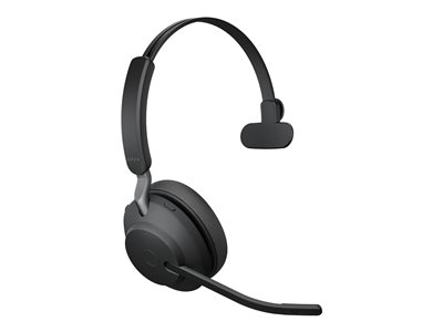 Jabra Headset Evolve2 65 UC Mono, inkl. Link 380a & Ladesta. - 26599-889-989