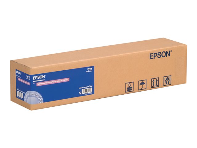 Epson Watercolor Paper Watercolour Textured Paper Matte 1 Rolls Roll A1 610cm X 18m 190 G M²