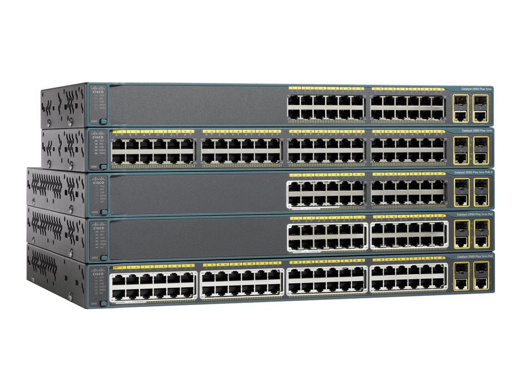 CISCO Cat2960Plus48 10/100PoE+2 1000BT+2