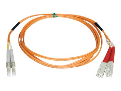 Tripp Lite 50M Duplex Multimode 50/125 Fiber Optic Patch Cable LC/SC 164' 164ft 50 Meter