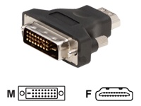 Belkin - Adaptateur vidéo - liaison double - DVI-D mâle pour HDMI femelle