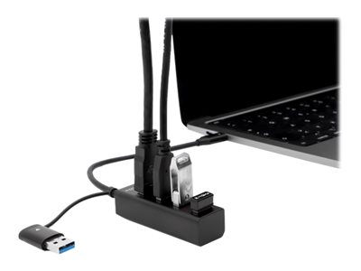 DELOCK 4 Port USB 3.2 Gen 1 Hub mit USB