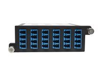 Eaton Tripp Lite Series 9/125 Singlemode Fiber 40/100 Gb to 10 Gb Breakout Cassette, (x3) 8-Fiber MTP/MPO (APC) to (x12) LC (