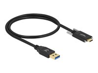 DeLOCK USB 3.2 Gen 1 USB Type-C kabel 50cm Sort