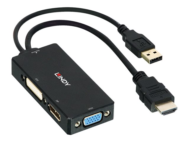 Convertisseur HDMI vers DisplayPort, DVI & VGA