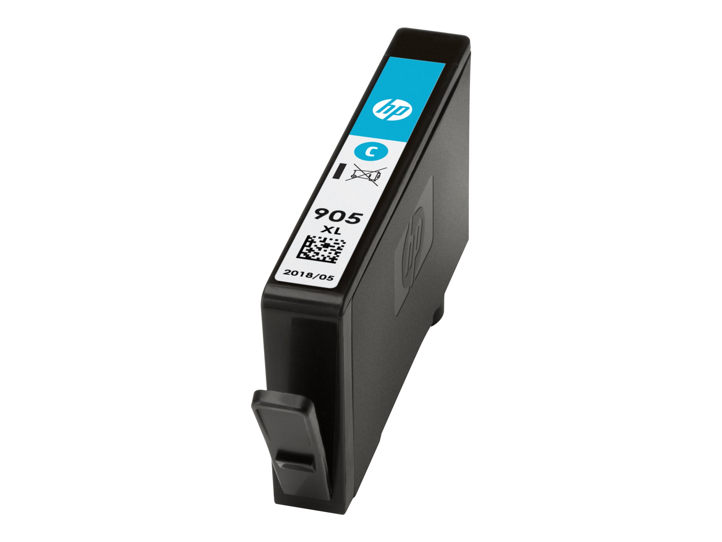 HP 905XL High Yield cyan original ink Package view Front 80040