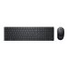 Dell Pro KM5221W - Retail Box - keyboard and mouse set - QWERTY - Spanish - black