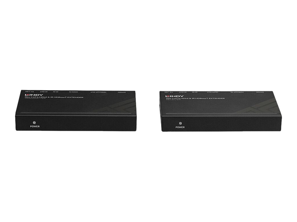 Kit extender Cat.6 4K30, IR & RS-232 HDBaseT avec PoC, 70m