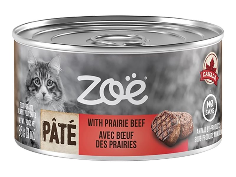 Zoe Pate Cat Food - Prairie Beef - 85g