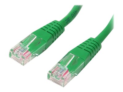 StarTech.com Cat5e Ethernet Cable - 10 ft - Green - Patch Cable - Molded Cat5e Cable - Network Cable - Ethernet Cord - Cat 5e Cable - 10ft (M45PATCH10GN)
