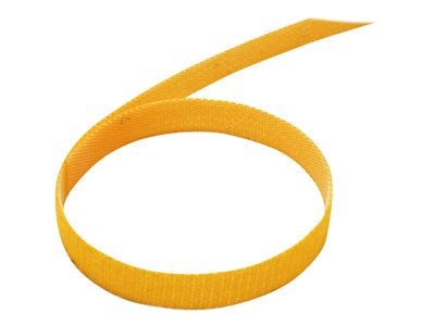 7630049617278 - Klettband auf Rolle 10mm gelb 25m