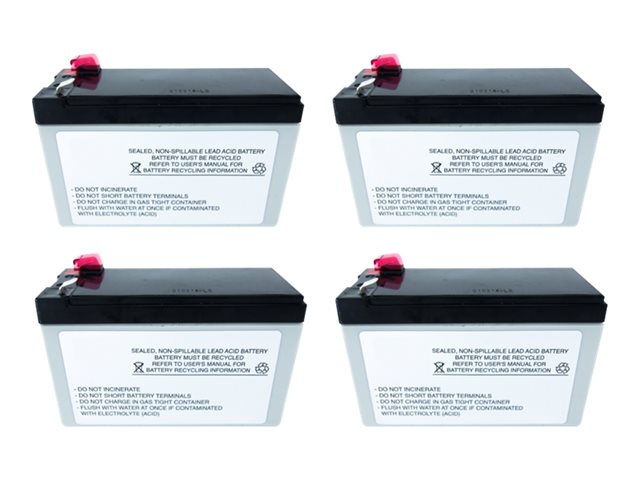 BTI - UPS battery - Sealed Lead Acid (SLA) (pack of 4)