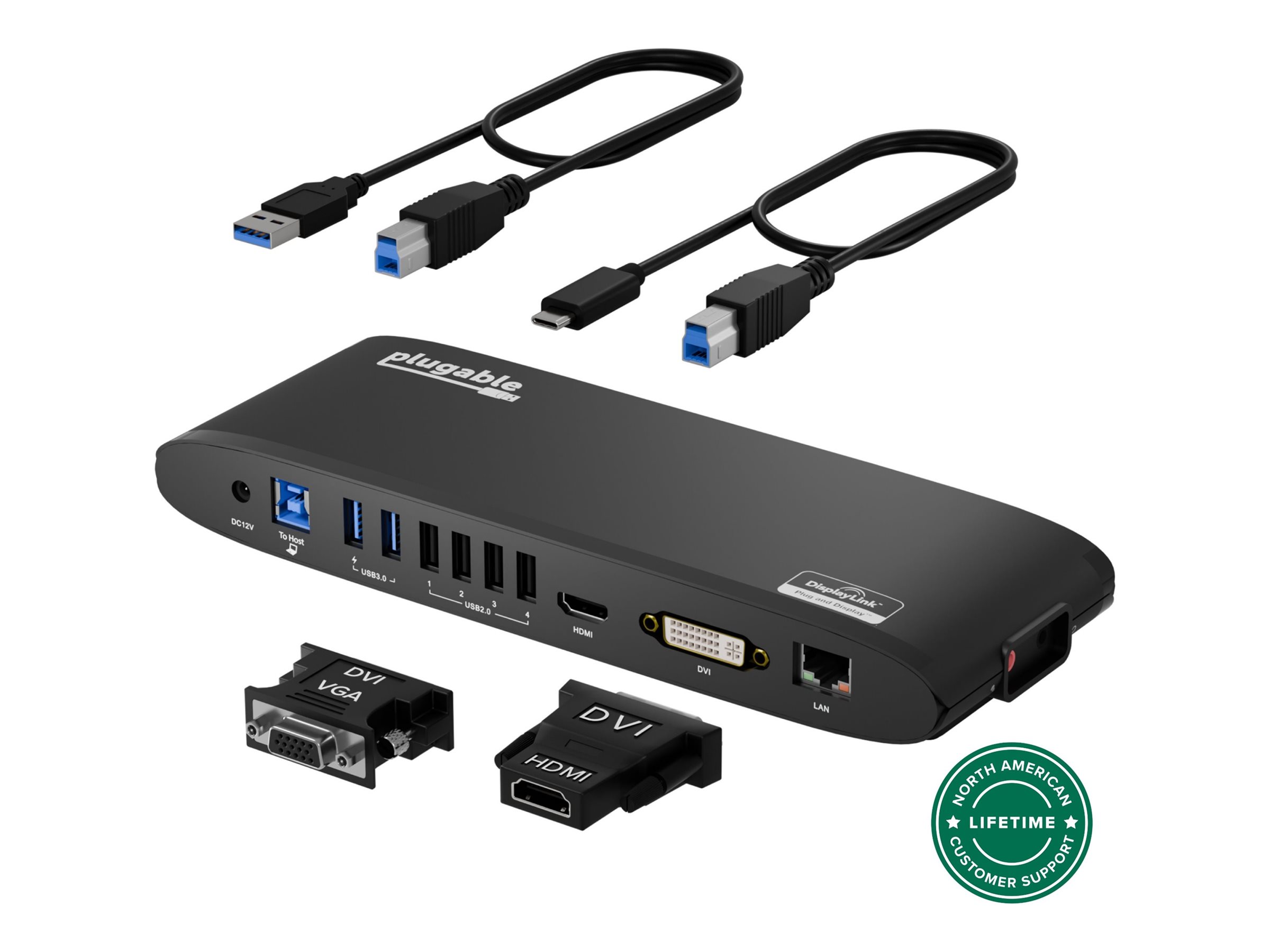 Plugable UD-3900H - Docking station