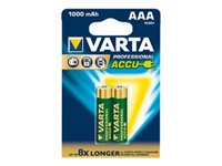 Varta Professional AAA type Batterier til generelt brug (genopladelige) 1000mAh