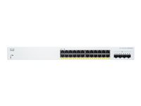 Cisco Business 220 Series CBS220-24FP-4X - switch - 24 ports - smart - rack-mountable