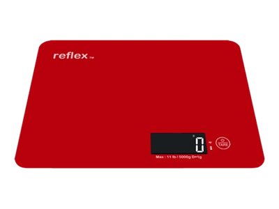 ReFleX NutriCrystal RX405 Kitchen scales true red