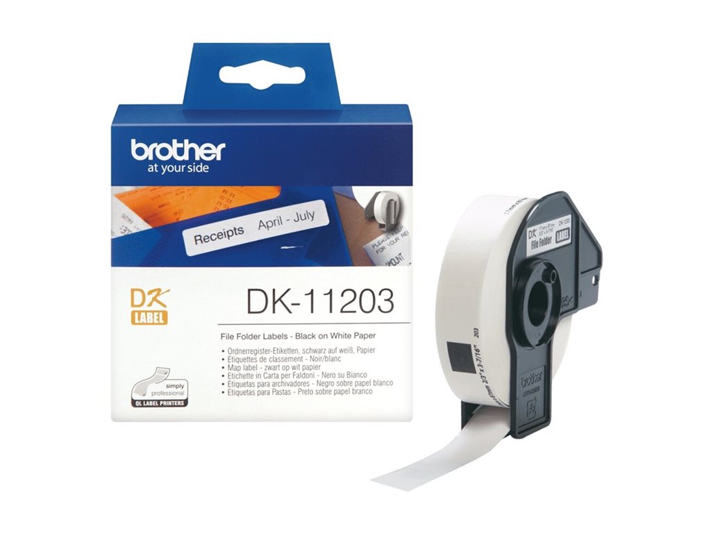 BROTHER DK11203 FILE FOLDER LABELS
