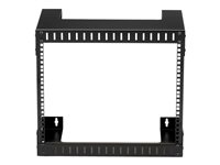 Startech 8U 19" Wall Mount Network Rack - 12" Deep 2 Post Open Frame Server Room Rack for Data/AV/IT/Computer Equipment/Patch