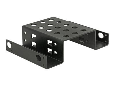 DELOCK Einbaurahmen 2x 2.5 zu 5.25 Metall    schwarz