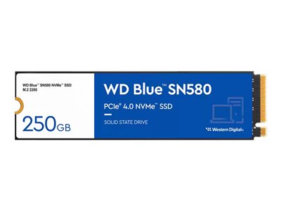 WD Blue SN580 NVMe SSD 250GB M.2 - WDS250G3B0E-00CHF0