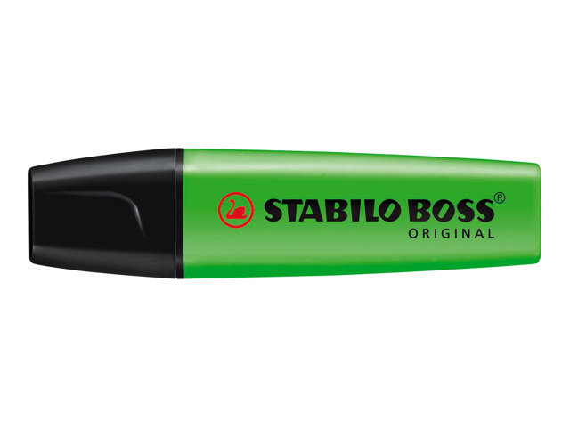 Stabilo Boss Original Highlighter Fluorescent Orange Fluorescent Yellow Fluorescent Green Fluorescent Pink Pack Of 4
