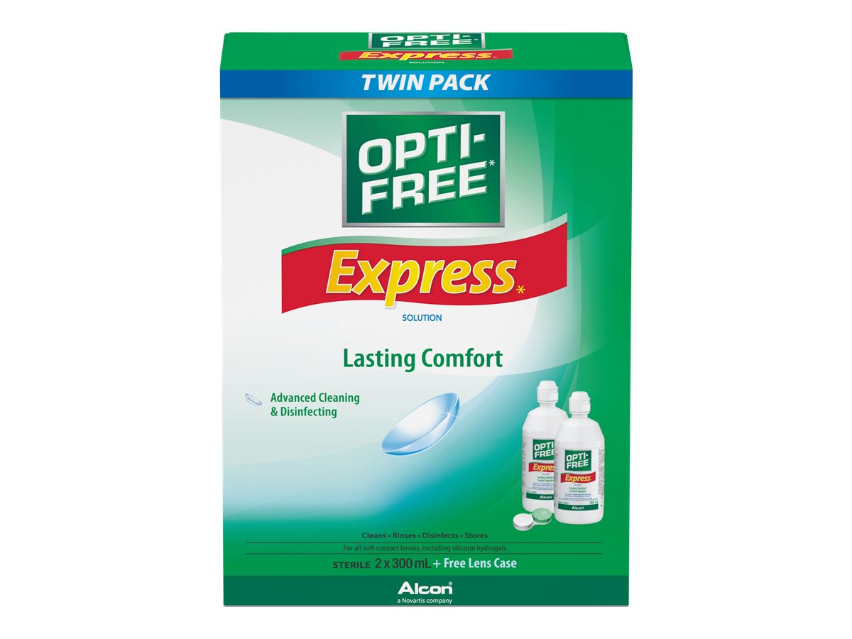 Opti-Free Express Cleaning and Disinfecting Solution - 2 x 300ml