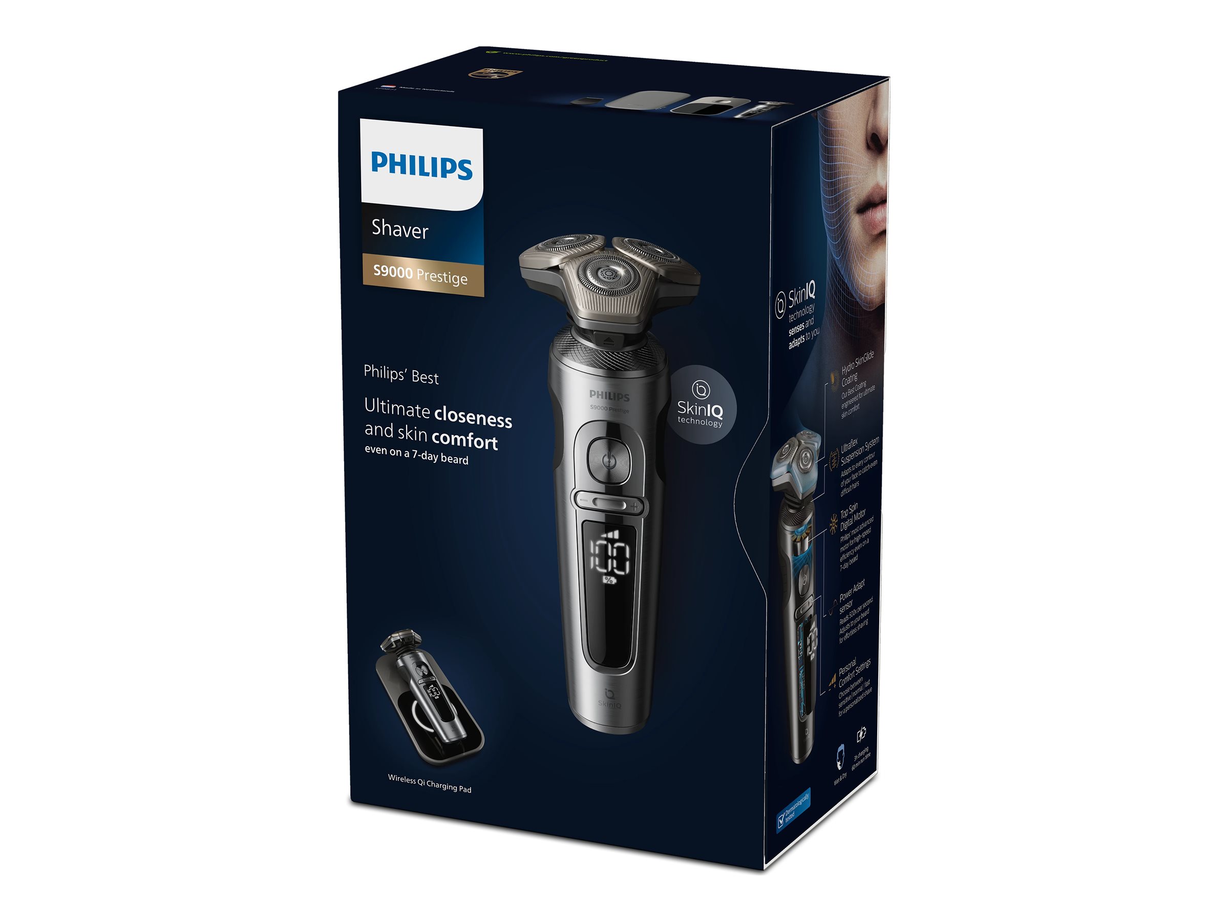 Philips S9000 Prestige Cordless Shaver - Bright Chrome - SP9871/13