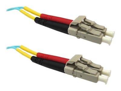 Weltron Patch cable LC multi-mode (M) to LC multi-mode (M) 1 m fiber optic duplex 
