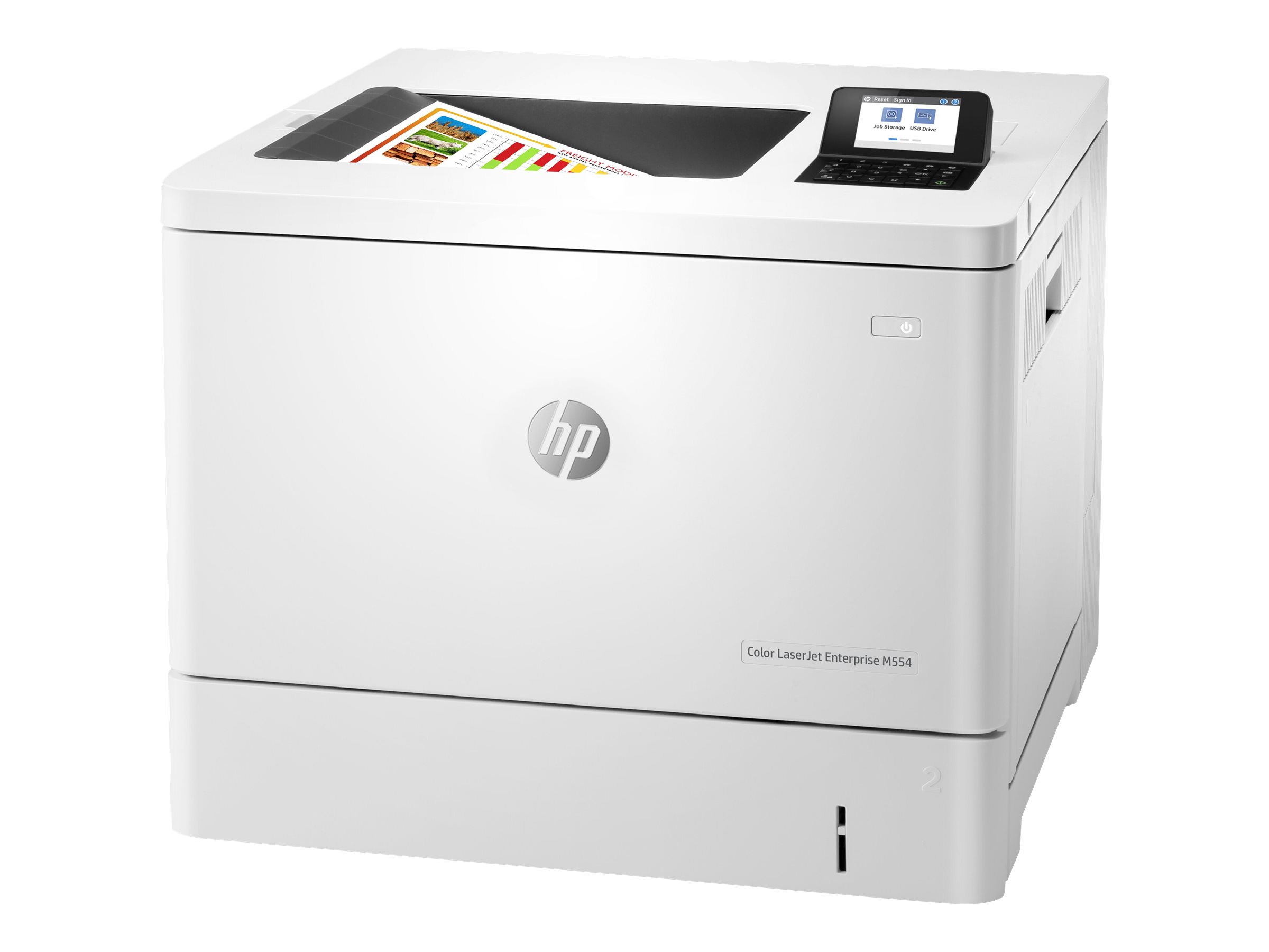 Hp Laserjet Enterprise M554dn Printer Colour Laser