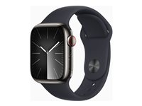 Apple Watch Series 9 (GPS + Cellular) 41 mm Sort Grå Smart ur