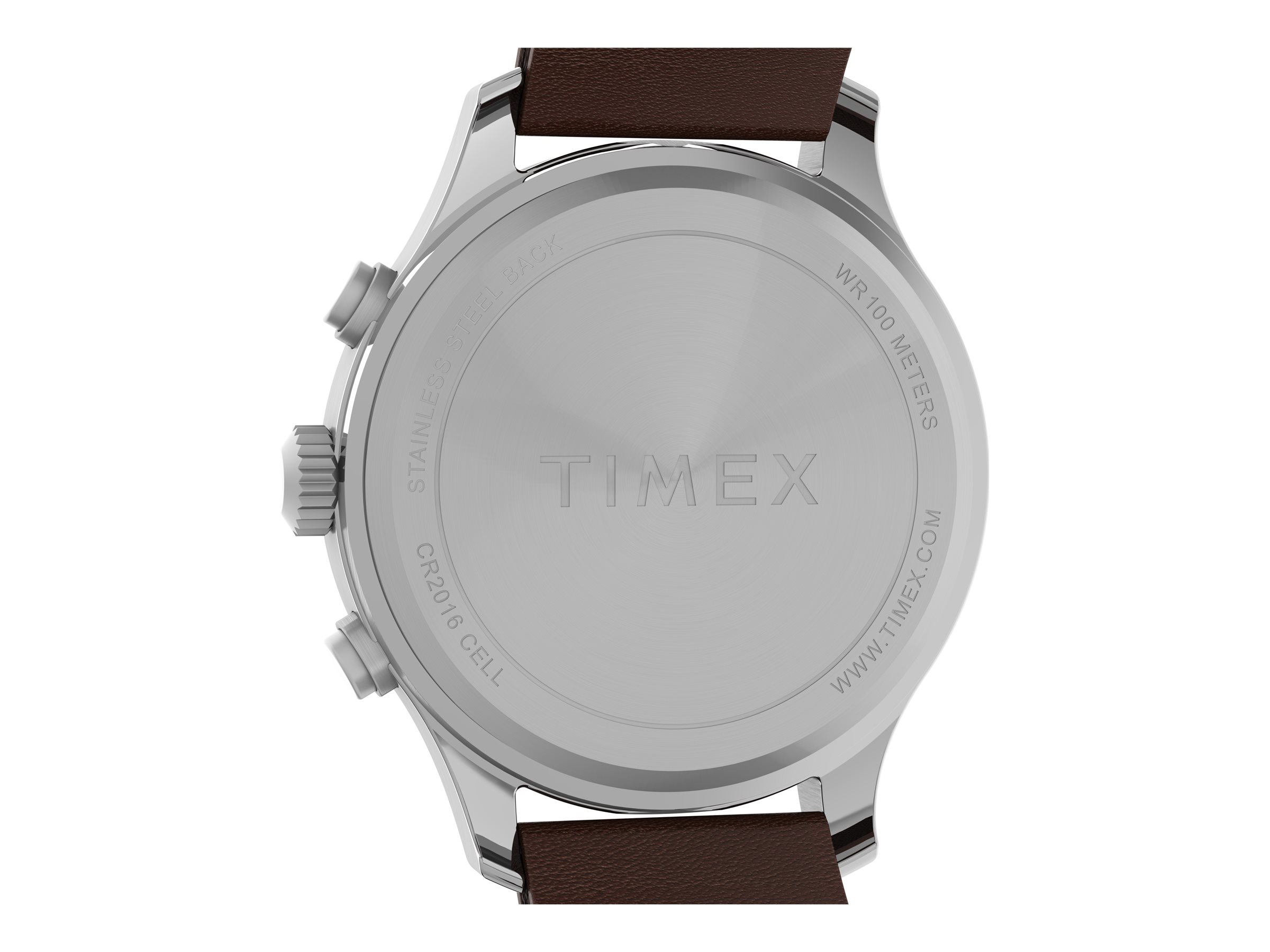 Timex Expedition Field Chronograph Wristwatch - Brown/Silver-Tone - TW4B268009J