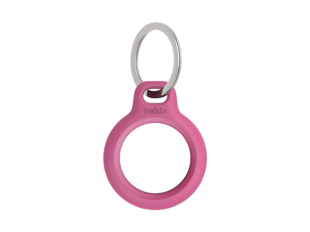 BELKIN AirTag Holder with Keyring Pink