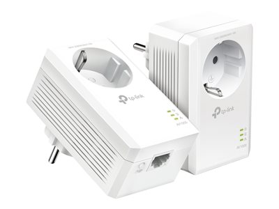 TP-Link TL-PA7017P KIT V4 - Starter Kit - Powerline Adapterkit - - 1GbE, HomePlug AV (HPAV), HomePlug AV (HPAV) 2.0, IEEE 1901 - an Wandsteckdose anschließbar