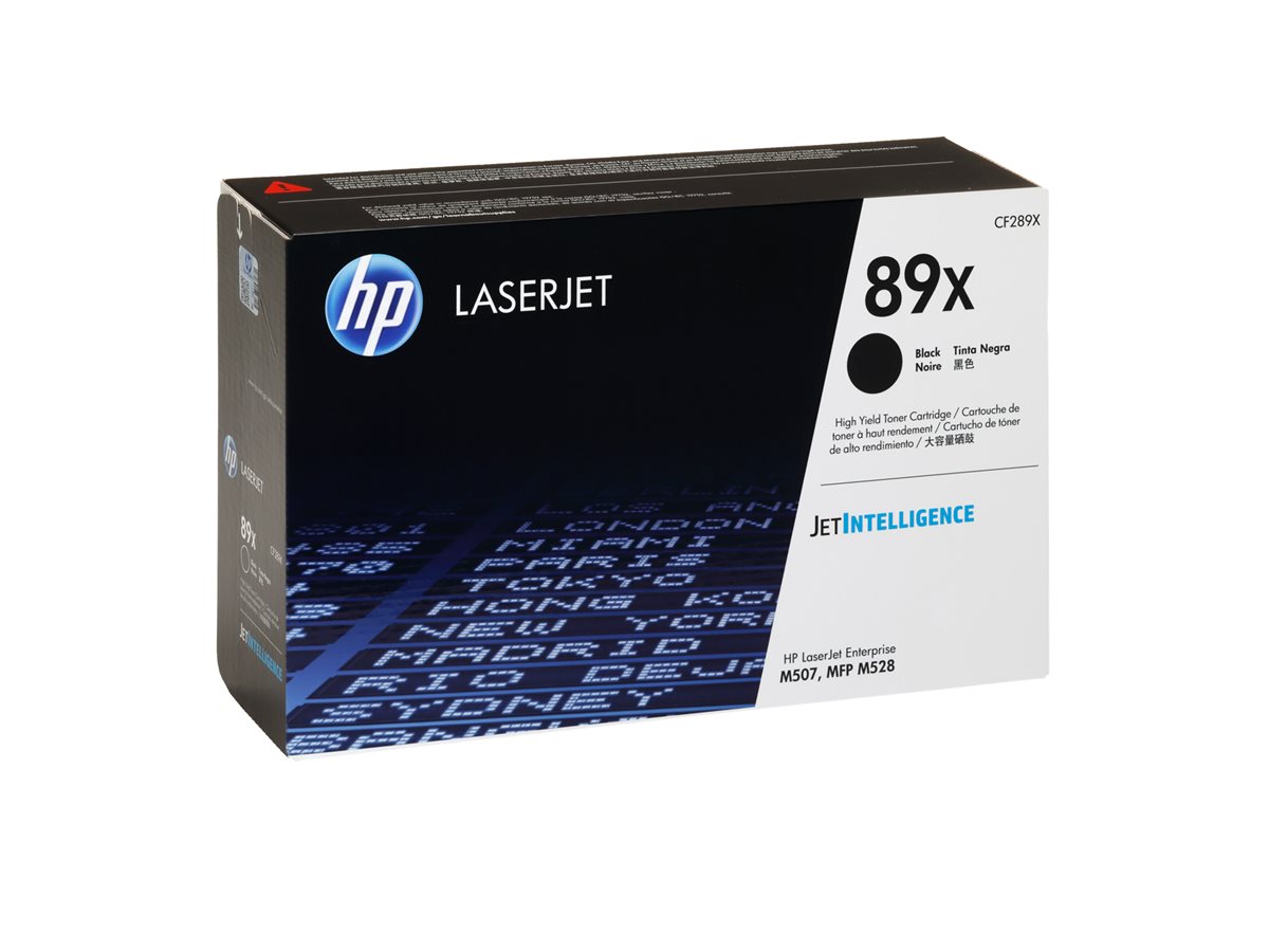 HP 89X Black LaserJet Toner Cartridge