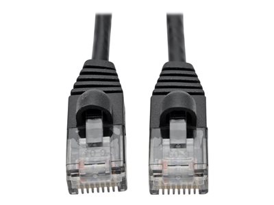 Tripp Lite Cat6a 10G Snagless Molded Slim UTP Network Patch Cable (RJ45 M/M), Black, 3 ft.