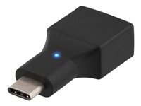 DELTACO USB 2.0 USB-C adapter Sort
