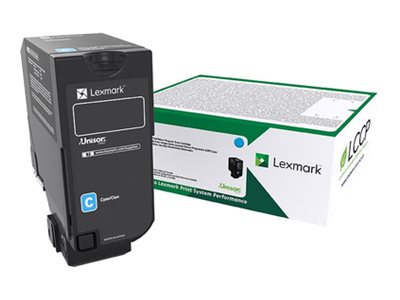 Image of Lexmark - High Yield - cyan - original - toner cartridge - LCCP, LRP