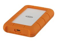 LaCie Rugged External Hard Drive - 1TB - USB-C 3.1 Gen 1 - Orange - STFR10008000