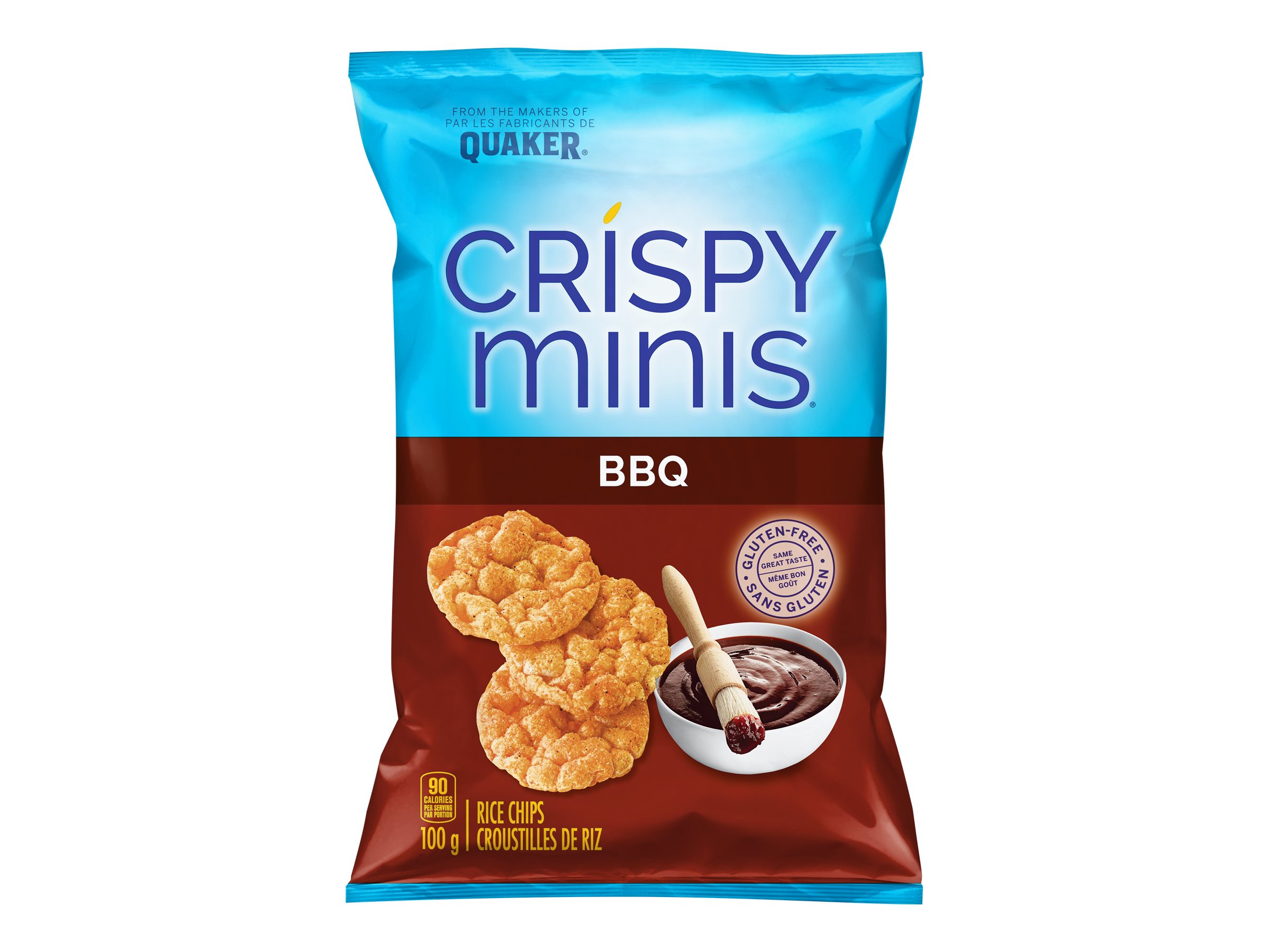 Quaker Crispy Minis BBQ - Rice chips - 100 g