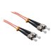 Axiom ST-ST Multimode Duplex OM1 62.5/125 Fiber Optic Cable