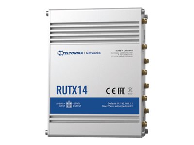 TELTONIKA NETWORKS RUTX14 LTE Router - RUTX14000000
