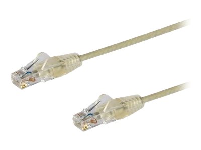 Startech 1m Slim LSZH CAT6 Ethernet Cable, 10 Gigabit Snagless RJ45 100W PoE Patch Cord, CAT 6 10GbE UTP Network Cable w/Strain Relief, Grey, ETL, Low Smoke Zero Halogen