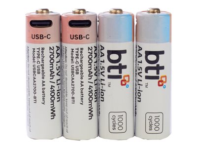 BTI - Battery - with USB-C 4 x AA type