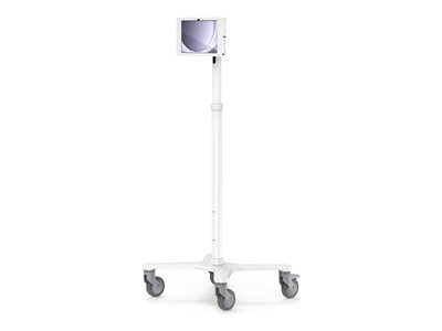Compulocks Apex Cart for tablet rolling lockable medical metal frame white 