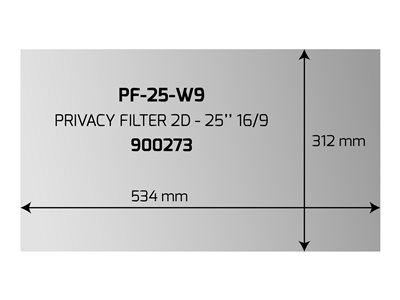 PORT DESIGNS PRIVACY FILTER 2D 25p