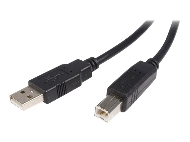 Startechcom 05m Usb 20 A To B Cable M M Usb Cable Usb To Usb Type B 50 Cm