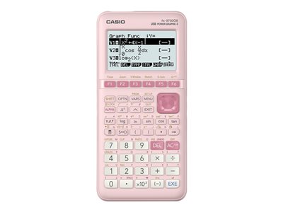 Casio FX-9750GIII Graphing calculator USB battery pink